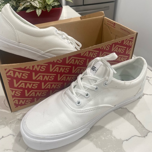Vans Shoes - Size nine white women’s vans